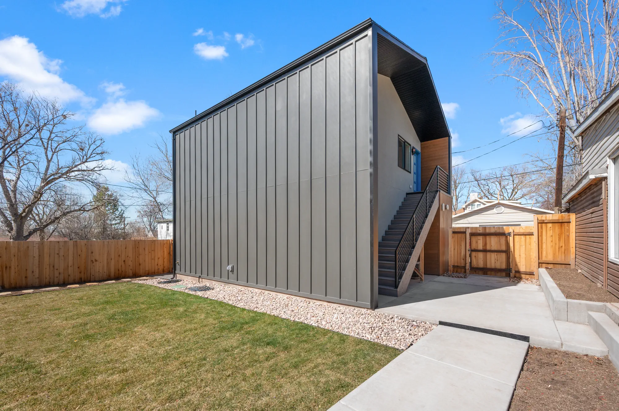 Exterior of Princeton Avenue Residence, a custom home in Salt Lake City