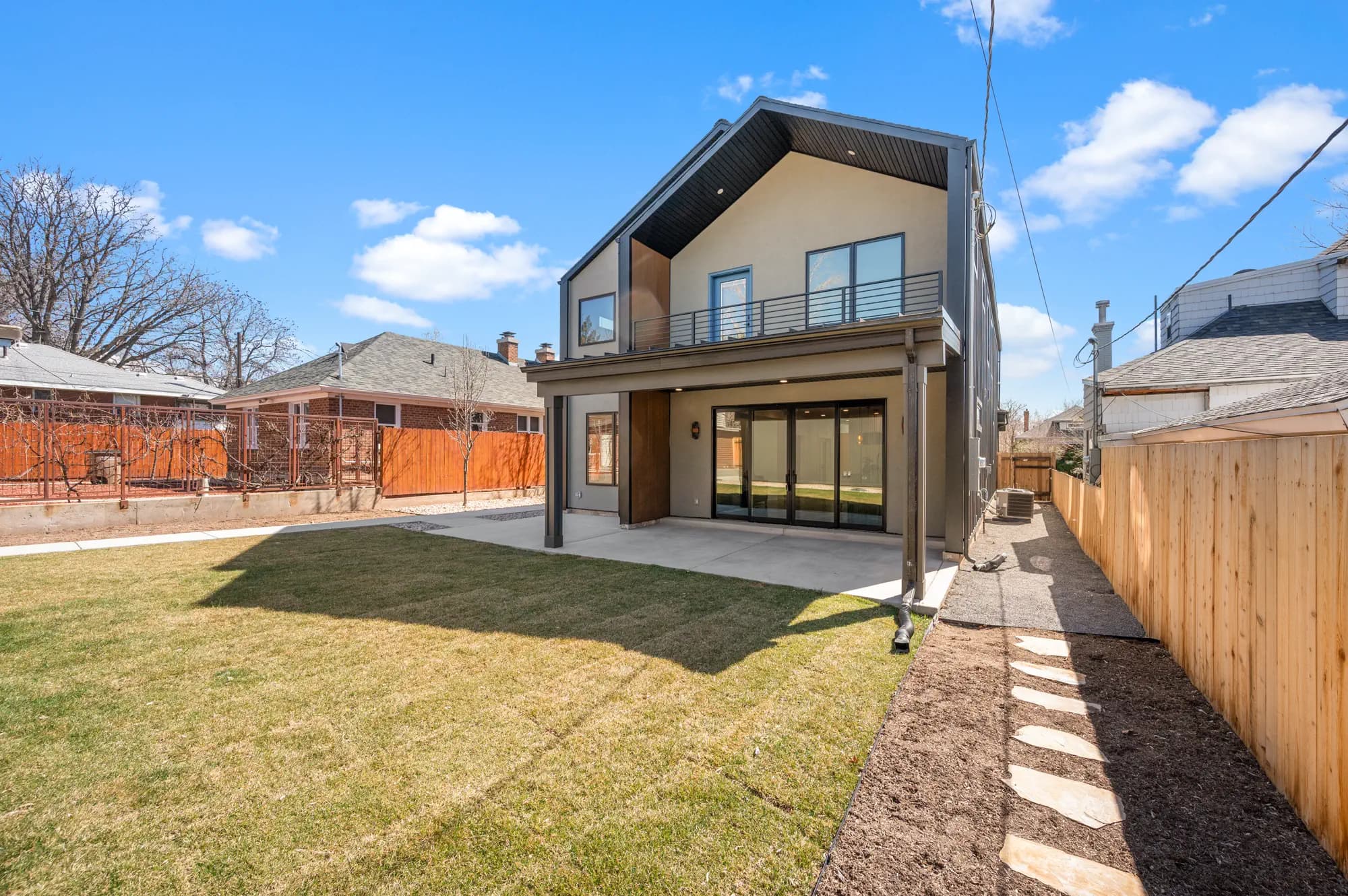 Exterior of Princeton Avenue Residence, a custom home in Salt Lake City